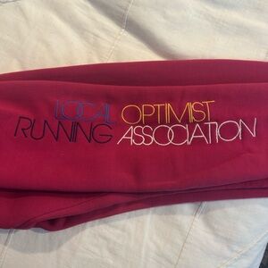Mad happy Hot Pink Local Optimist Running Association Sweatpants